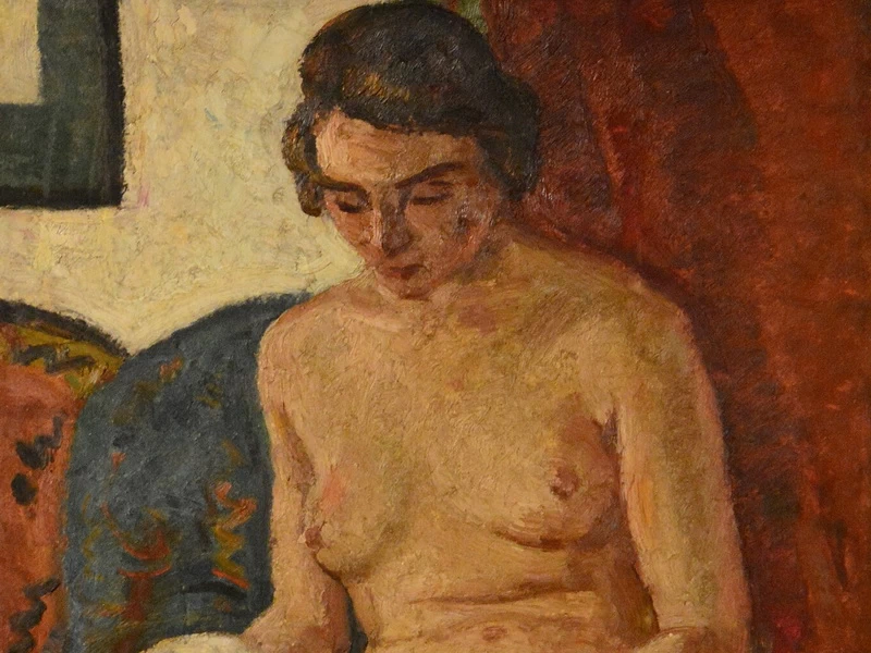 1886-Ștefan Dimitrescu - Nudo con libro